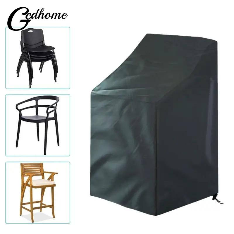 Outdoor Furniture Protector - Schützende Outdoor-Stapelstuhl-Abdeckung 65x65x70x120cm Wasserdicht für Gartennutzung