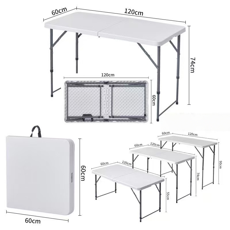 Outdoor Furniture For Sale - Heiße Verkäufe, leichter Kunststoff-Klapptisch, tragbare Esstische/Hoteltische