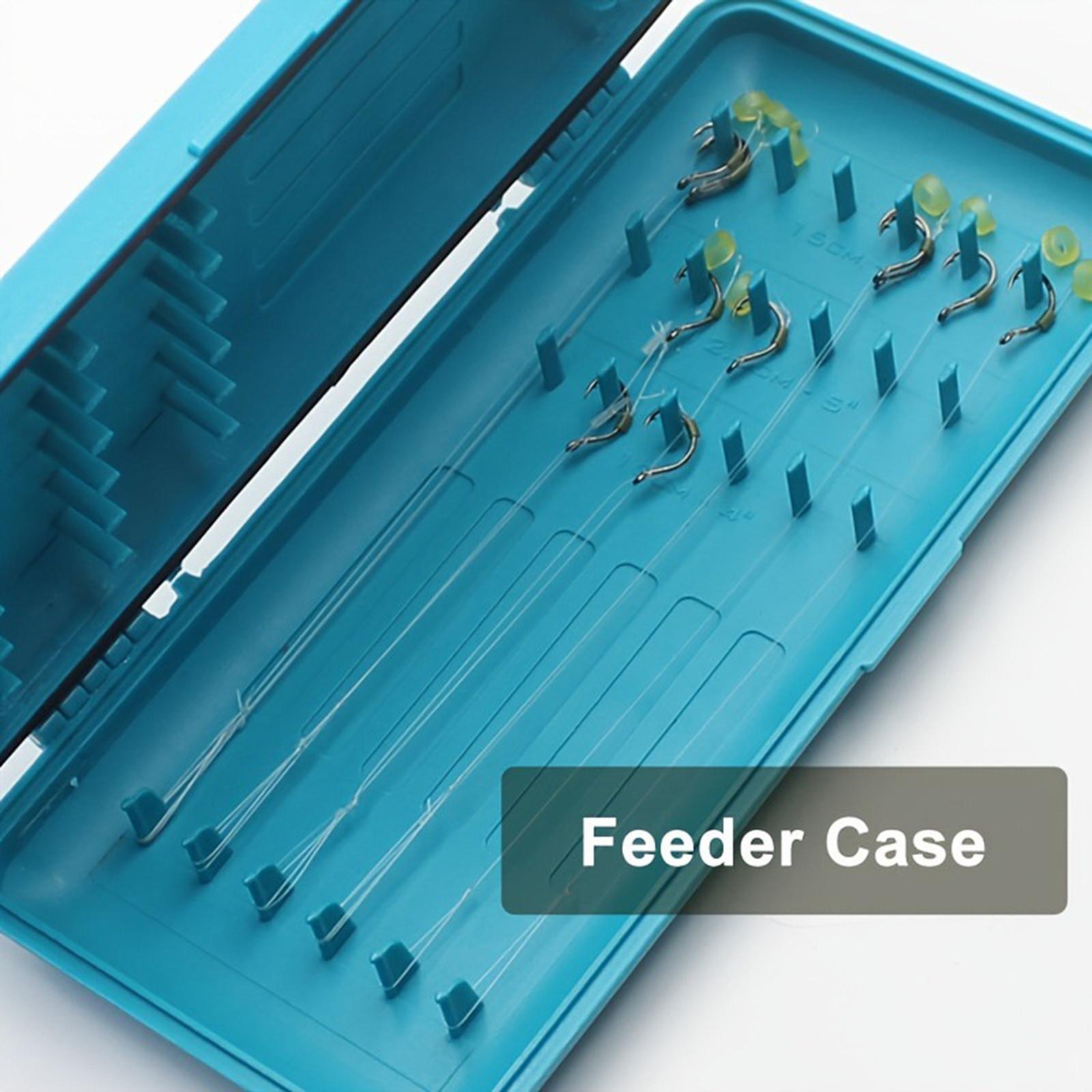 Outdoor Furniture Warehouse - Karpfen-Angelbox, doppelseitiger Rig-Aufbewahrungskoffer für das Angeln