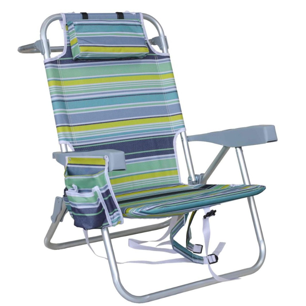 Outdoor Furniture Iron - Outdoor-Klappstuhl: Doppelfunktion zum Sitzen und Liegen,