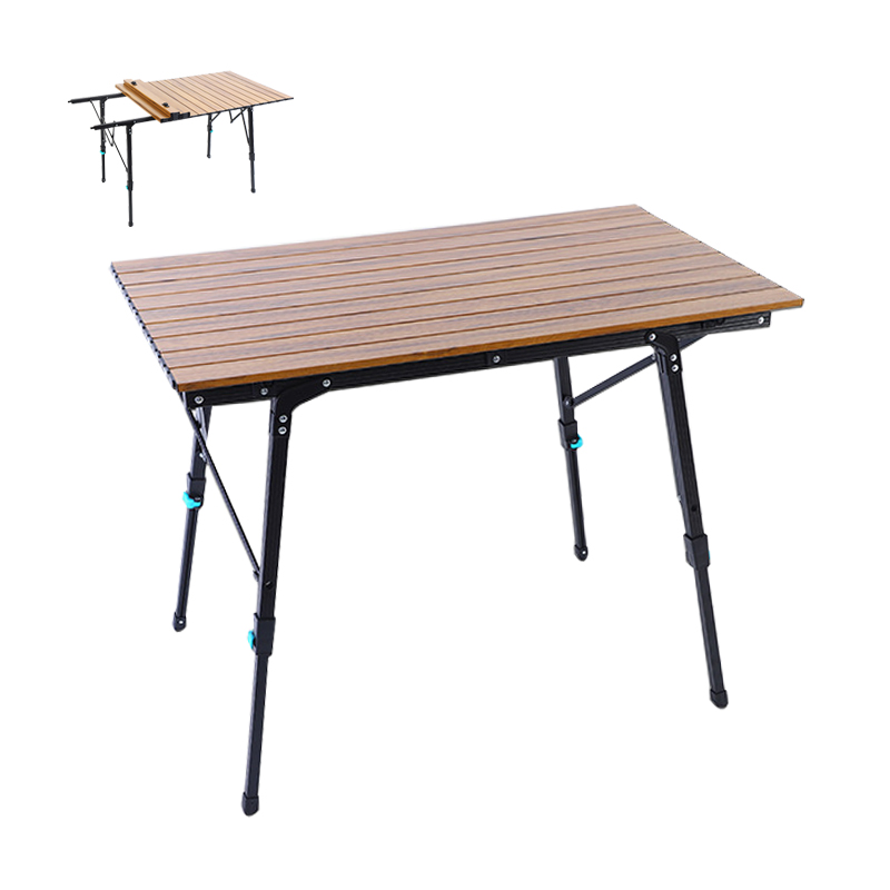 Outdoor Furniture Warehouse - Verstellbarer Aluminium-Tisch für Outdoor-Küche, Picknicks, Reisen,