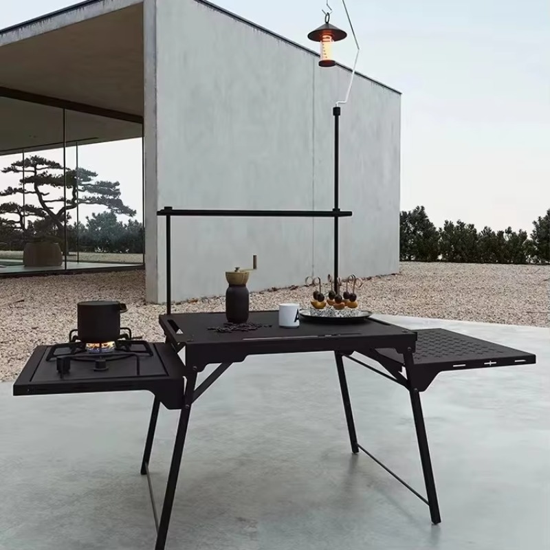 Outdoor Furniture Warehouse - SM-IGTN Aluminium Tragbarer Camping-Küchentisch Moderner Multifunktionaler