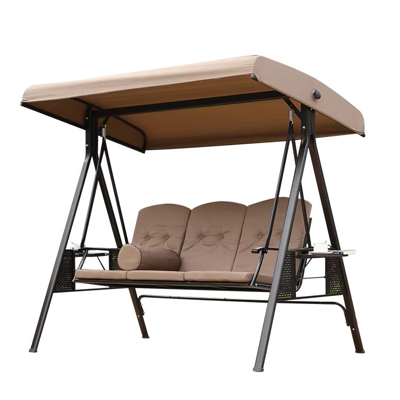 Outdoor Furniture Iron - Moderner Doppel-Eisen-Hängesessel für den Außenbereich –