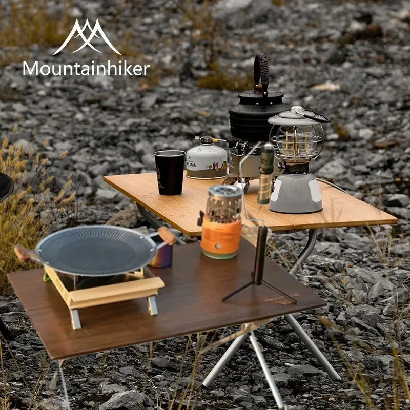Outdoor Furniture Australia - MOUNTAINHIKER Upgrade Tragbarer Outdoor-Campingtisch, Kompaktes Klappdesign,