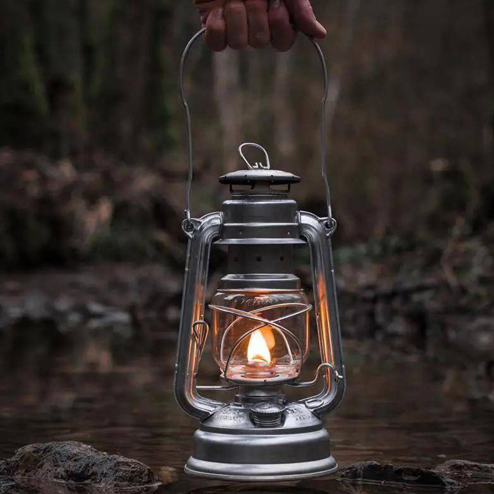 Outdoor Furniture Iron - Camping Petroleum Lampe tragbare Outdoor-Atmosphäre Beleuchtung