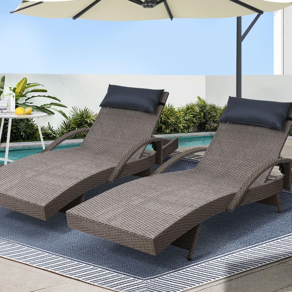 mit 4 verstellbaren Positionen – Rattan Lounge Set Bewertung und Preis
