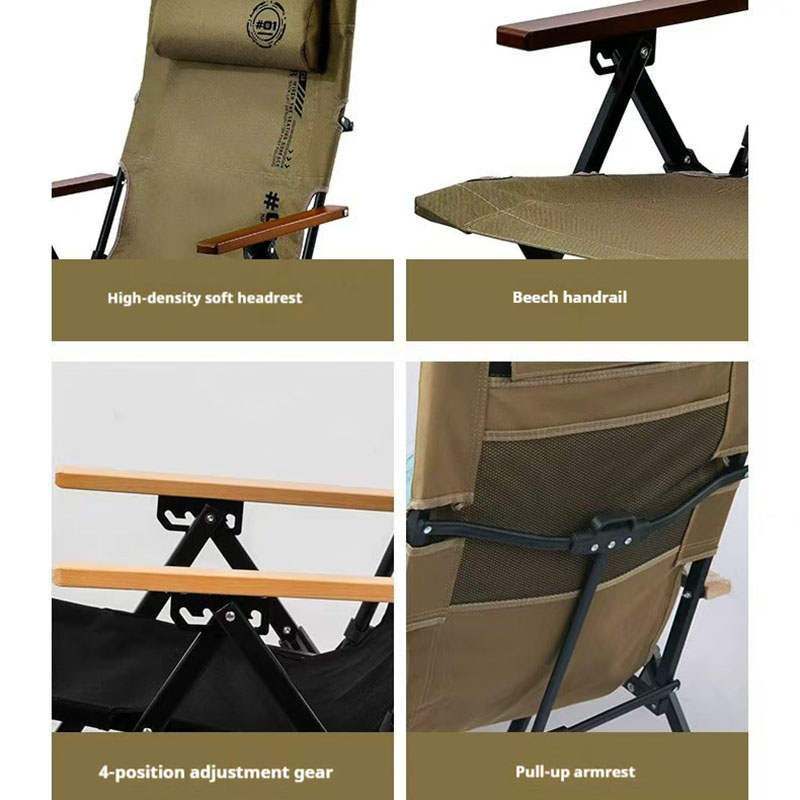 Klappbarer Hochlehner-Strand-  – Outdoor Furniture Iron Bewertung und Preis