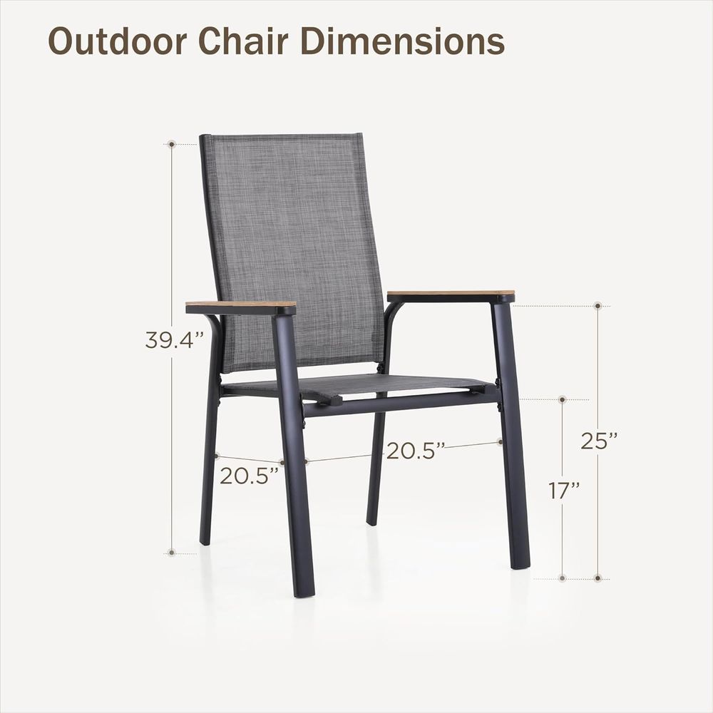 Stapelbare Esszimmerstühle für – Outdoor Furniture Ofo Bewertung und Preis