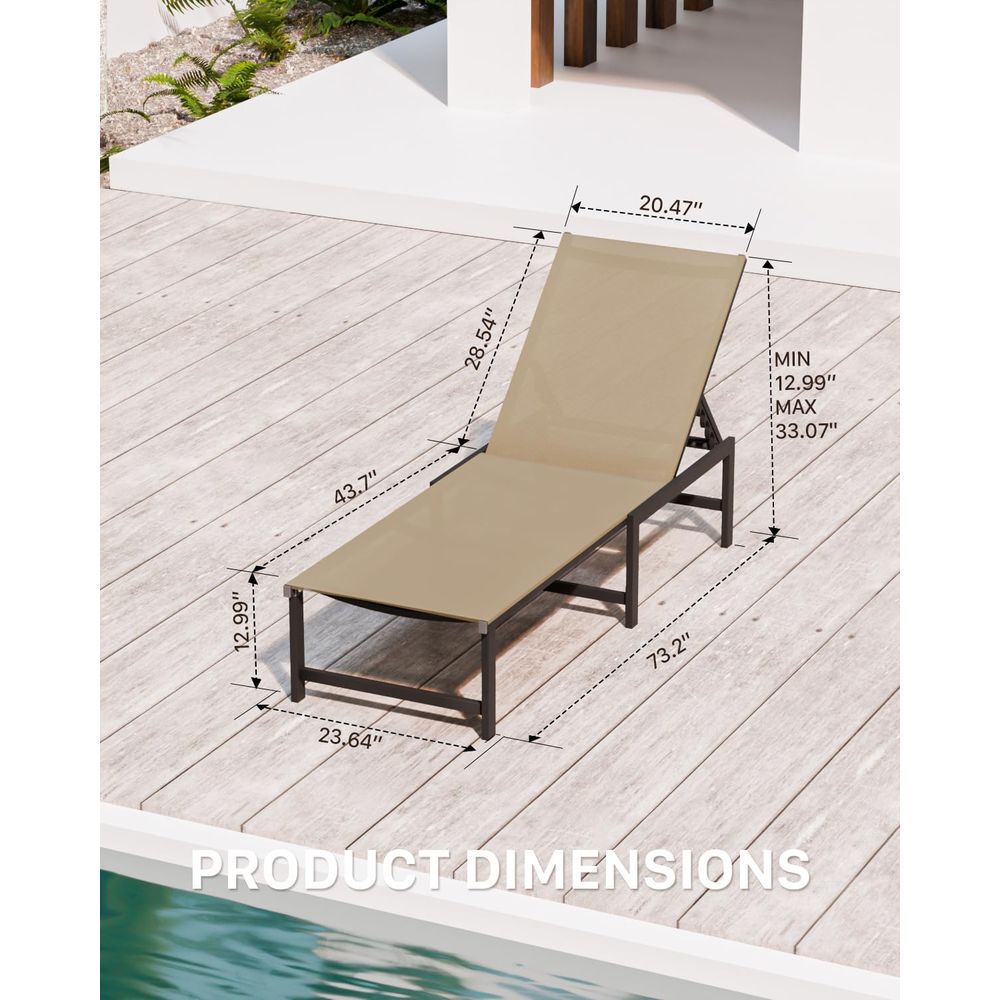 Liegestuhl für den Außenbereic – Outdoor Furniture Ofo Bewertung und Preis