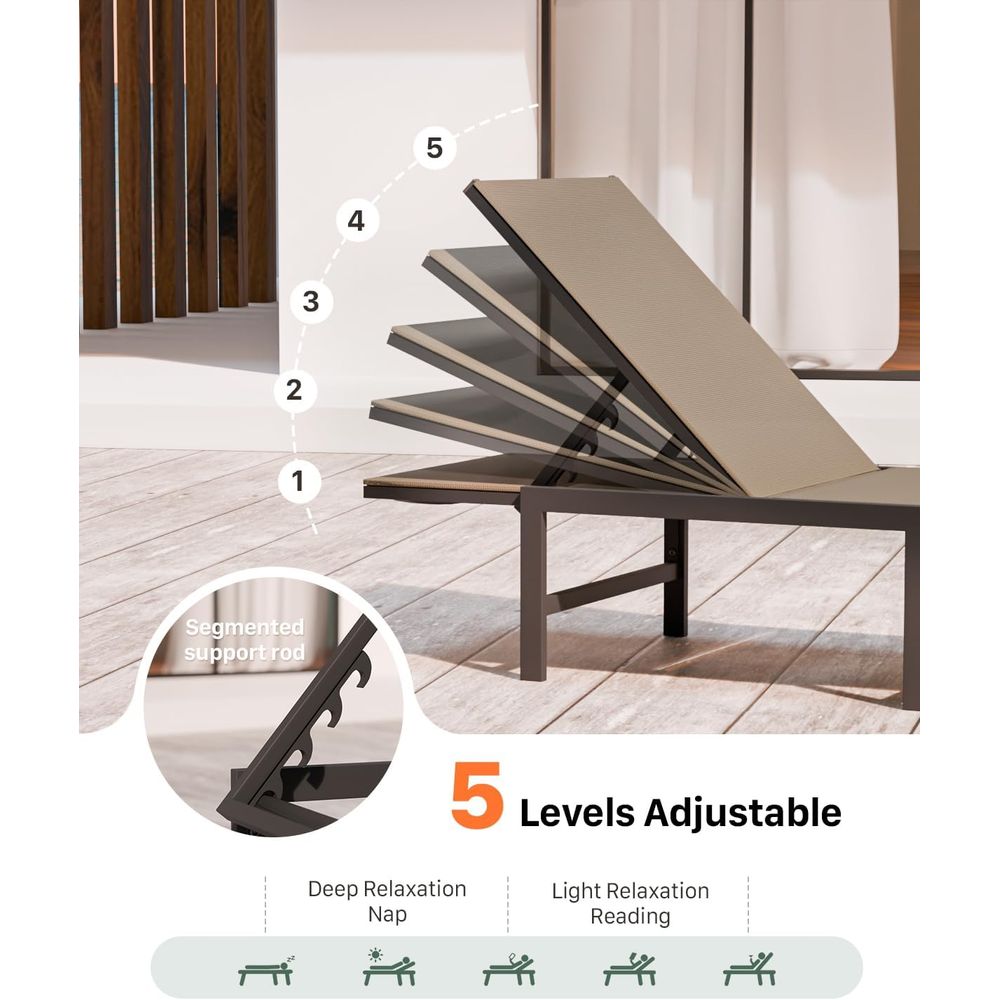 Liegestuhl für den Außenbereic – Outdoor Furniture Ofo Bewertung und Preis