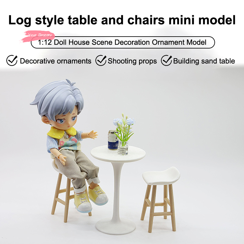 Miniatur-Puppenhaus, hochbeini – Bistro Table Set Bewertung und Preis