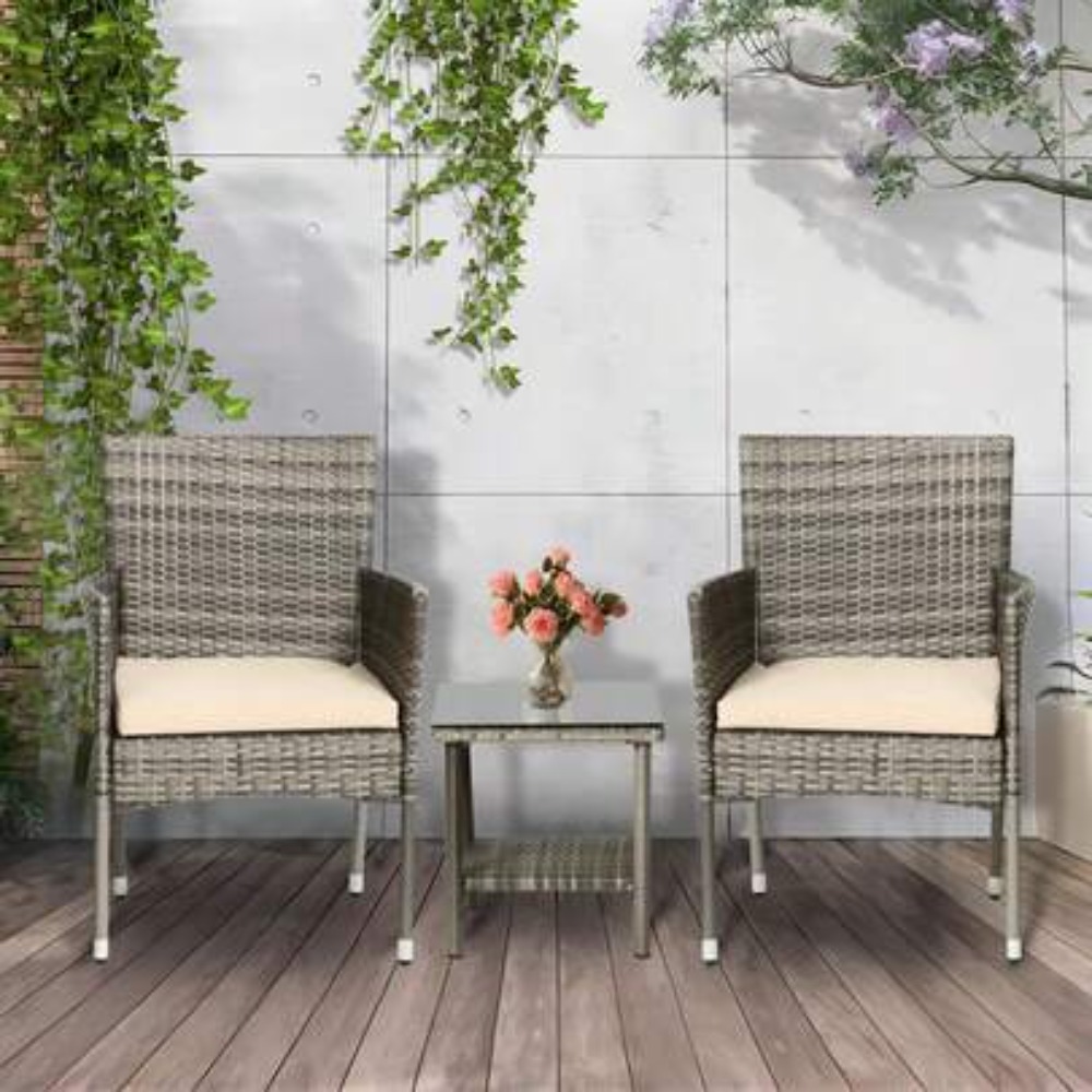 Outdoor-Terrassenmöbel-Set aus – Rattan Lounge Set Bewertung und Preis