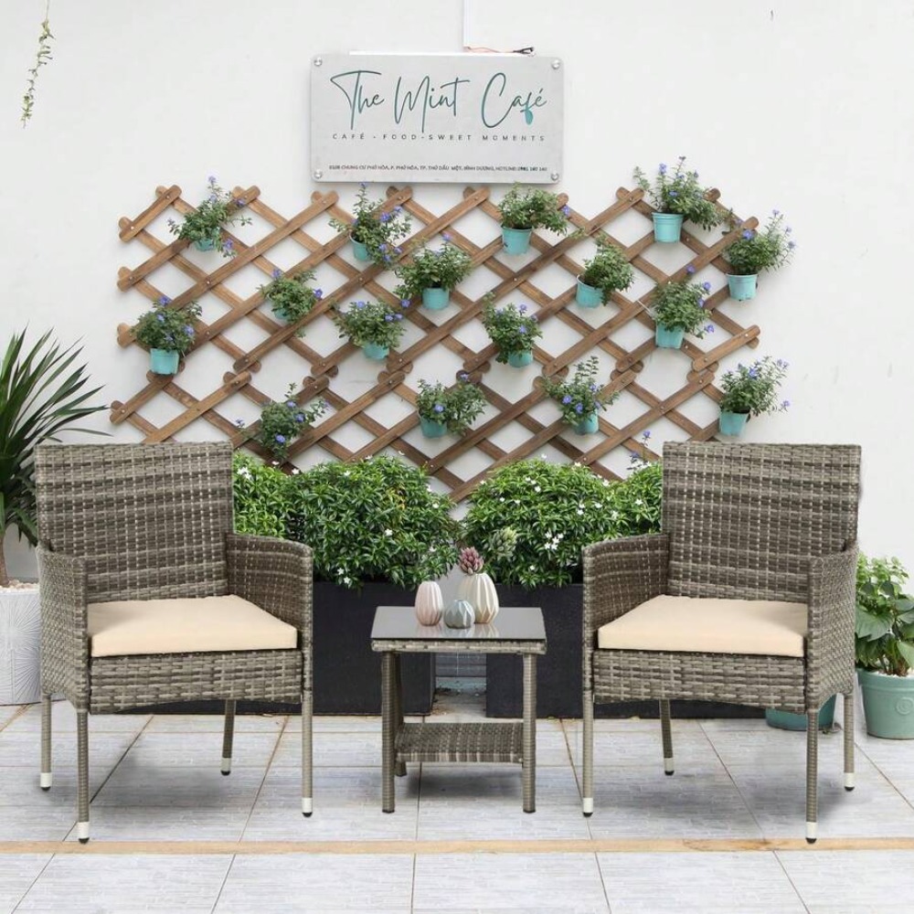 Outdoor-Terrassenmöbel-Set aus – Rattan Lounge Set Bewertung und Preis