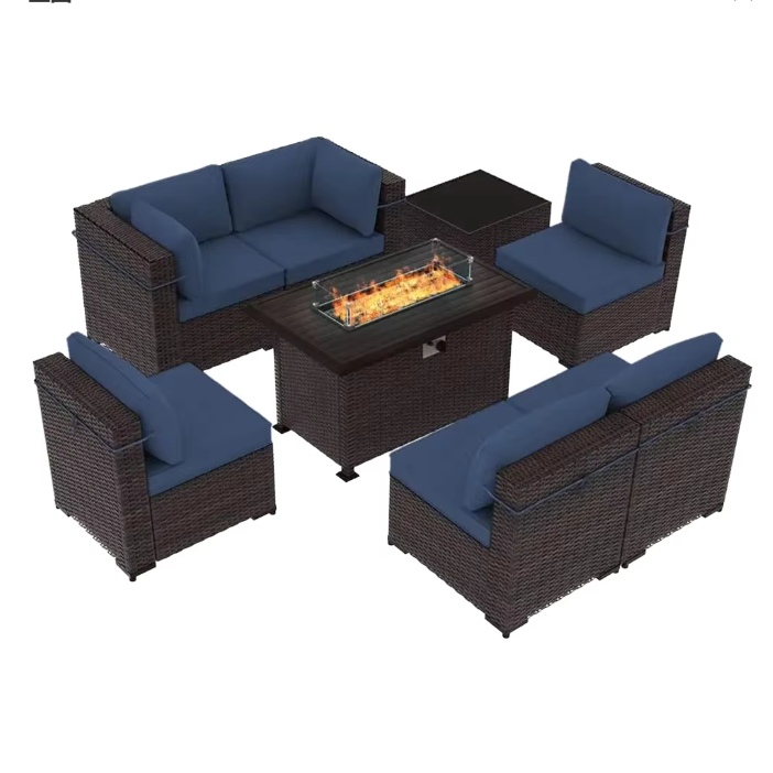 Gartenmöbel-Sets Tisch und Stü – Rattan Lounge Set Bewertung und Preis