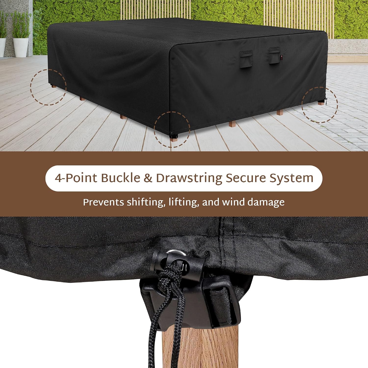 Rechteckige 600D Hochleistungs – Outdoor Furniture Protector Bewertung und Preis