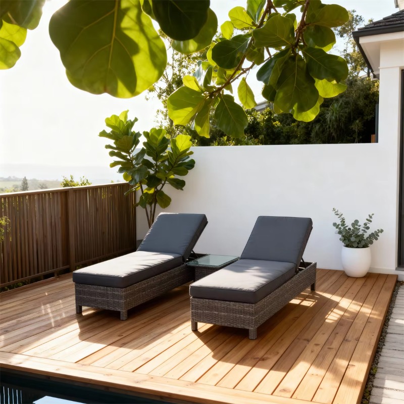 Outdoor-Loungesessel-Set aus K – Rattan Lounge Set Bewertung und Preis