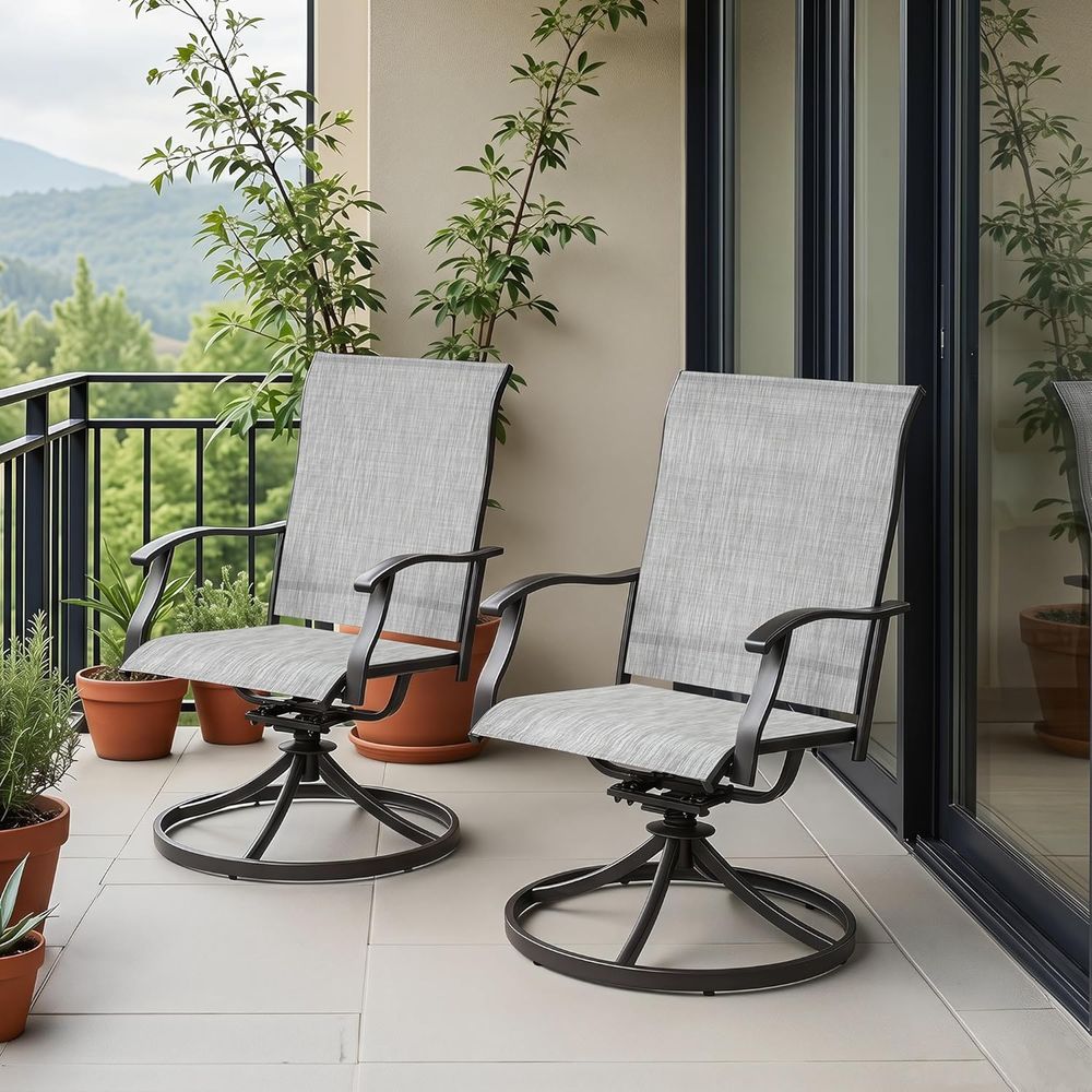 Drehstuhl-Set für den Außenber – Outdoor Furniture Ofo Bewertung und Preis