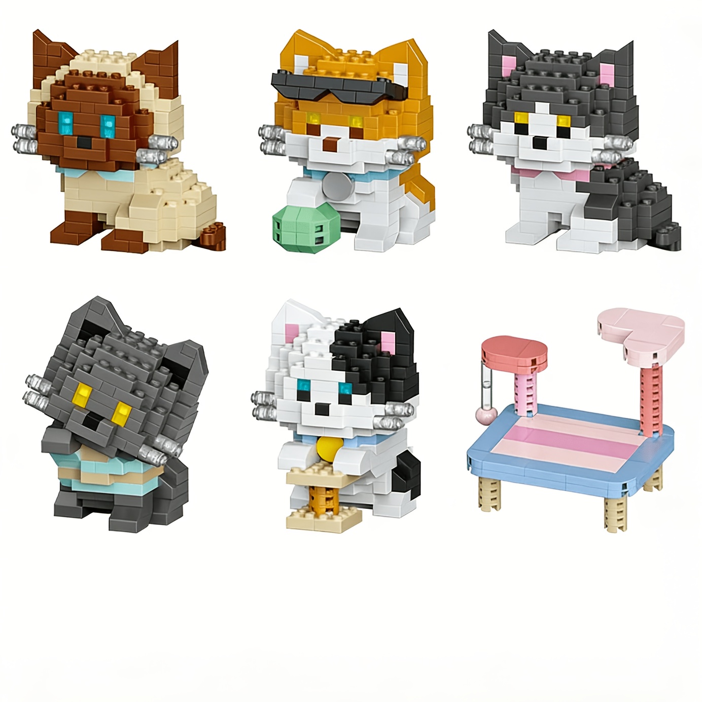 Katzenserie-Bausteine-Set mit  – Bistro Table Set Bewertung und Preis