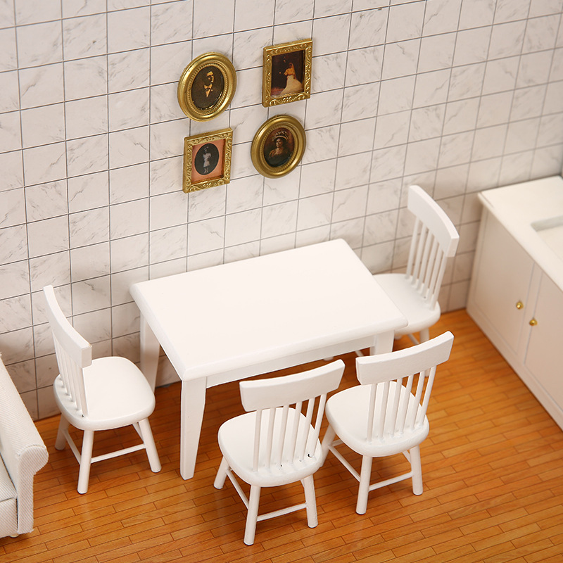 Miniatur-Puppenhausmöbel, Esst – Bistro Table Set Bewertung und Preis