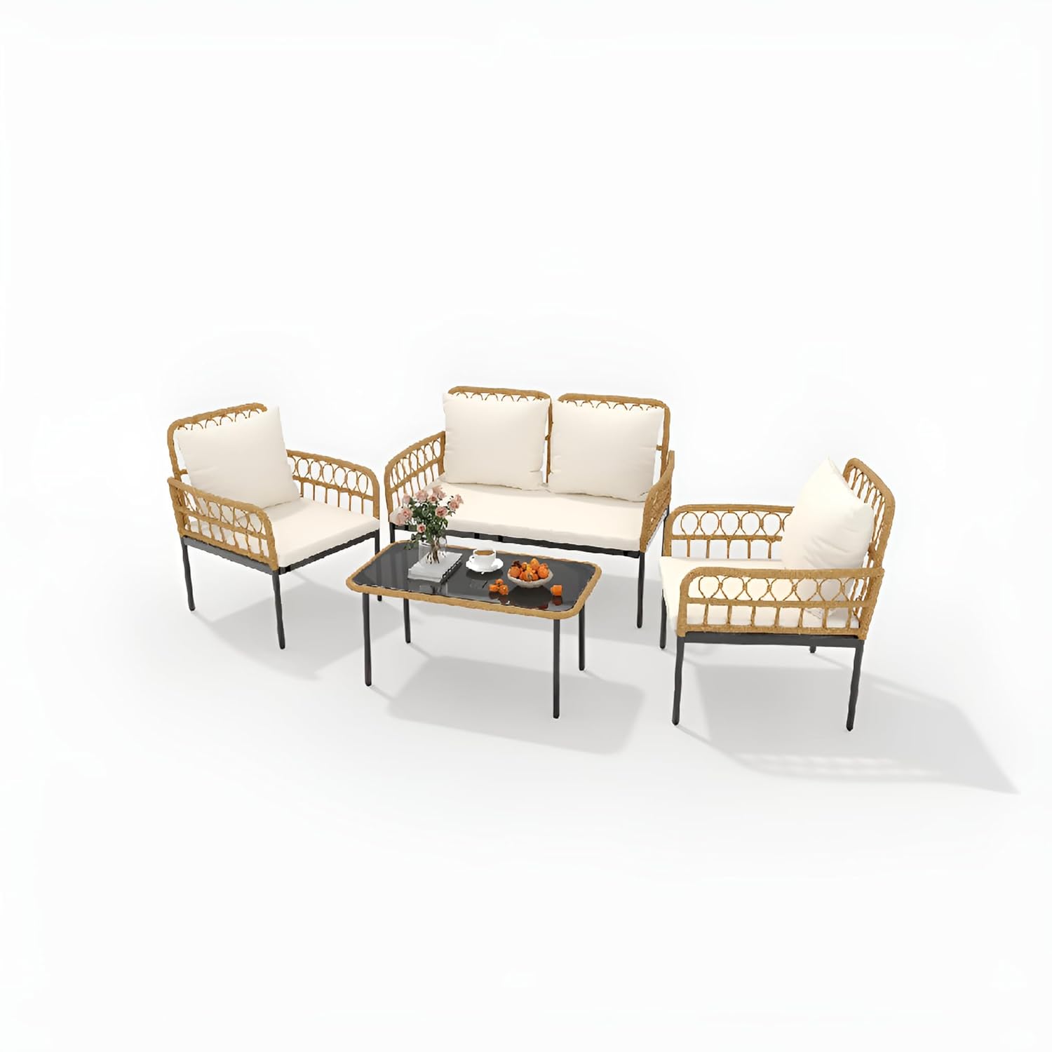 4-teiliges Gartenmöbel-Set, Ou – Outdoor Furniture Ofo Bewertung und Preis