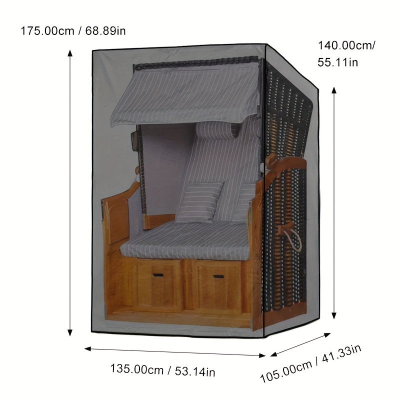 1-teilige schwarze Outdoor-Möb – Outdoor Furniture Protector Bewertung und Preis