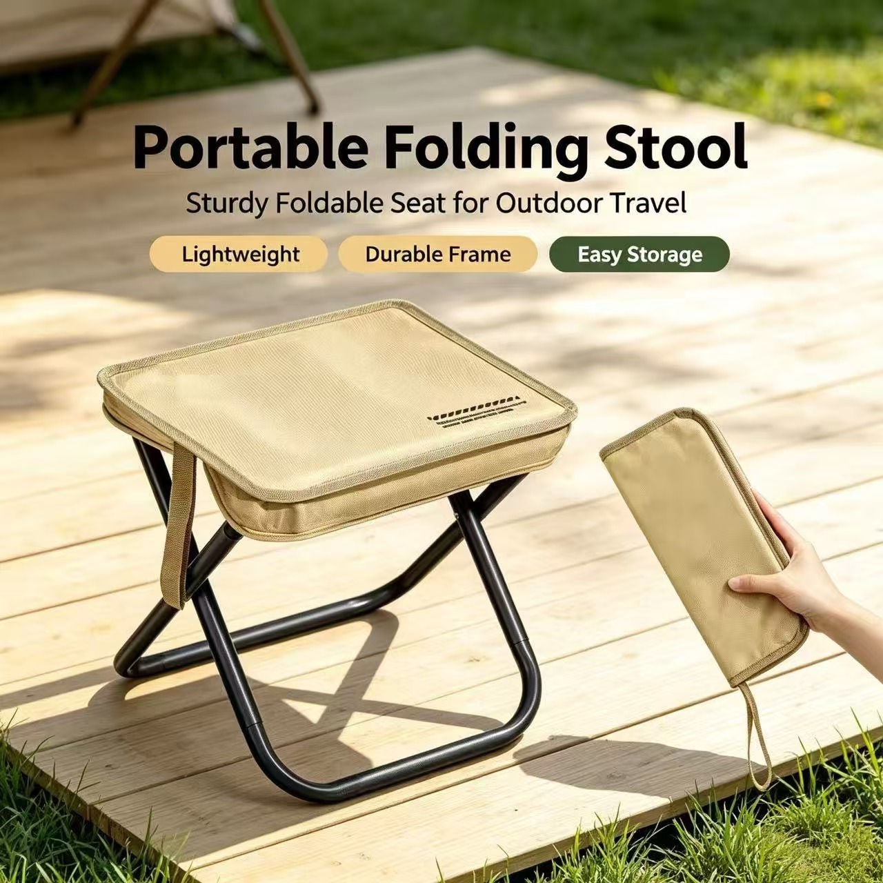 Magza tragbarer Klapphocker, u – Outdoor Furniture Used Bewertung und Preis