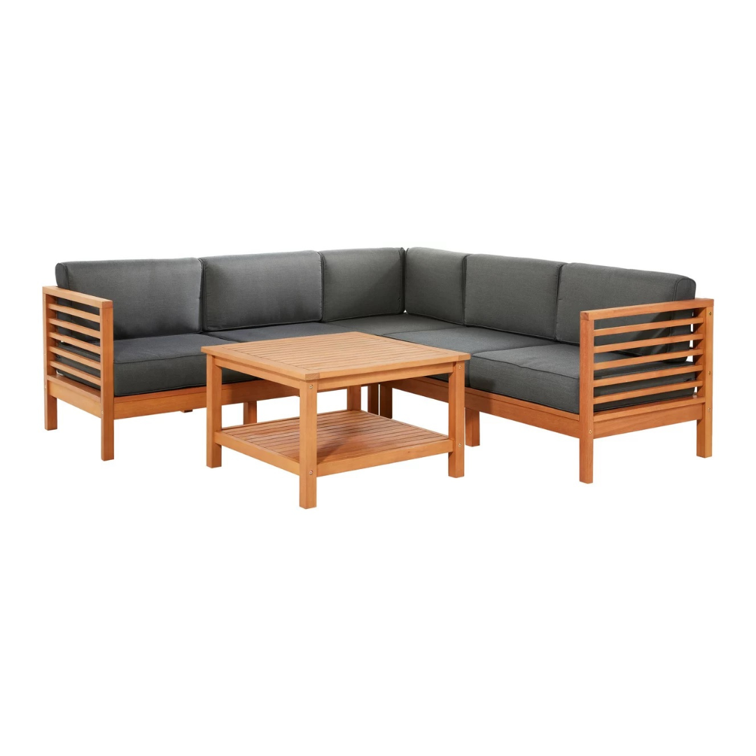 Modernes Outdoor-Teakholz-Sofa – Outdoor Furniture Warehouse Bewertung und Preis